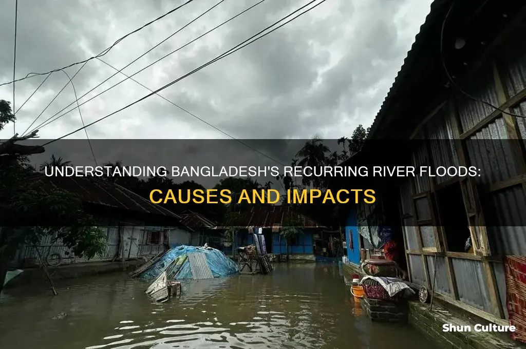 why do rivers flood in bangladesh