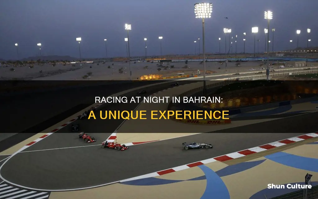 why do they race at night in bahrain