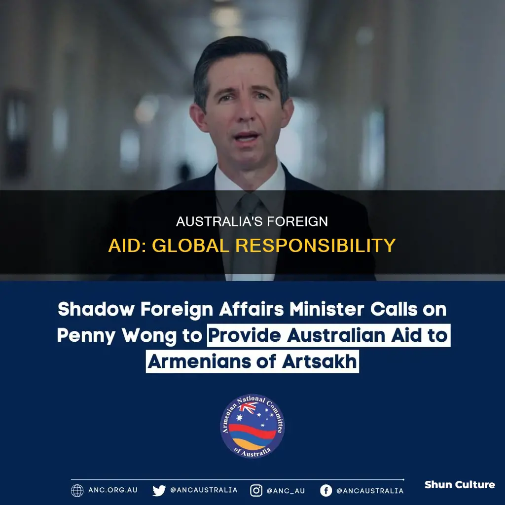 why does australia give aid to other countries