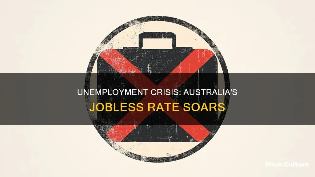 why does australia have a high unemployment rat