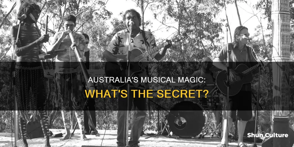 why does australia have such good music