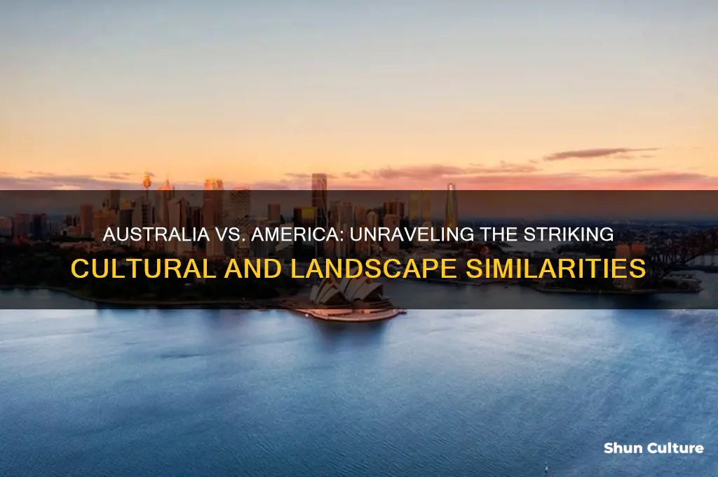 why does australia look like america