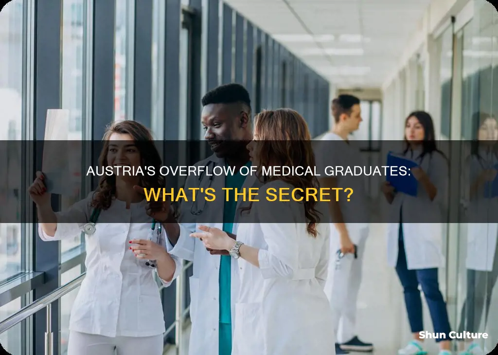 why does austria have more medical graduates