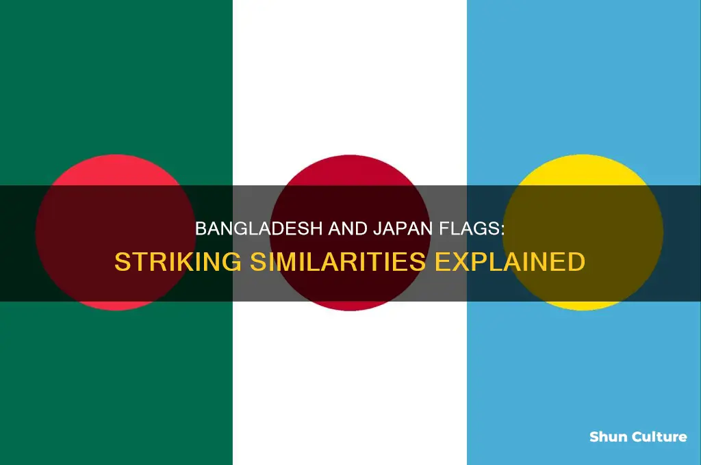 why does bangladesh flag look like japan