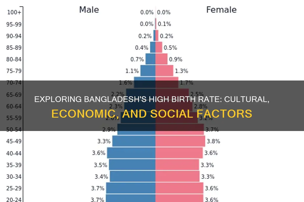 why does bangladesh have a high birth rate