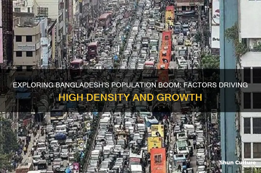 why does bangladesh have a high population