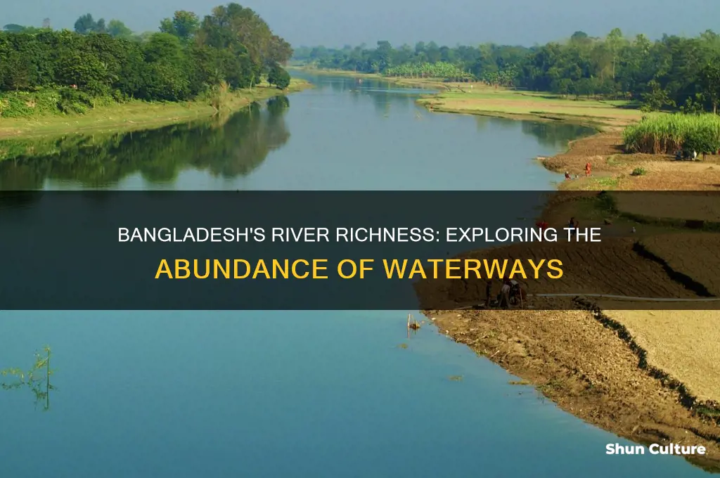 why does bangladesh have so many rivers