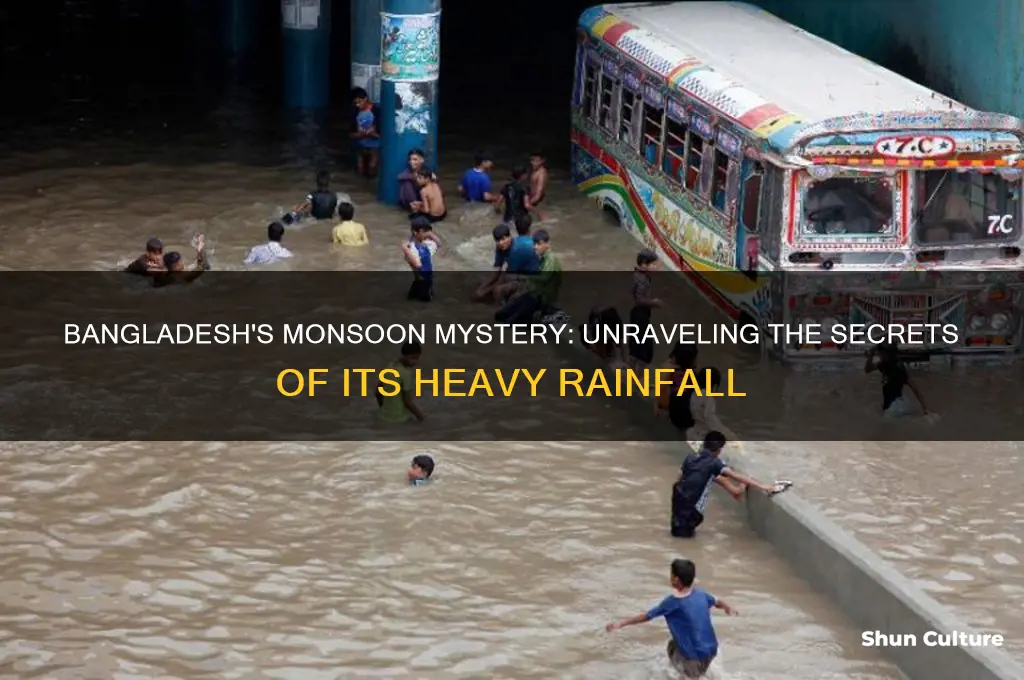 why does bangladesh have so much rainfall