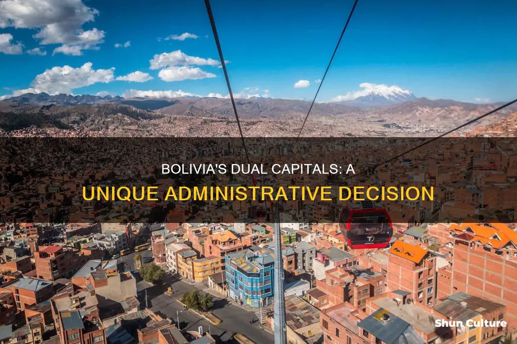 why does bolivia have two capital cities