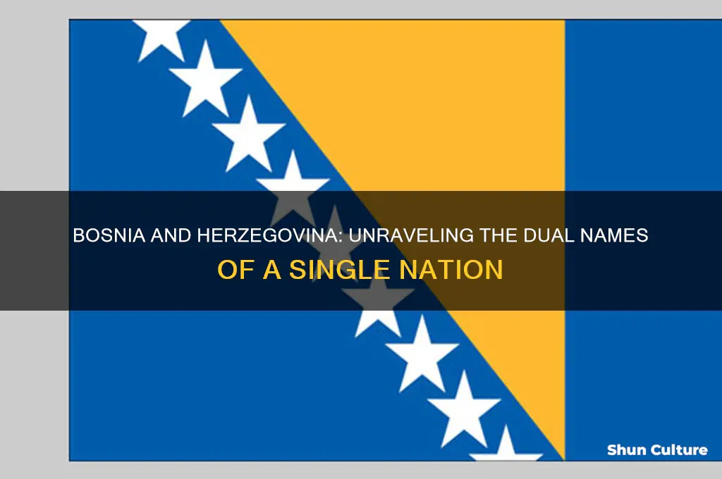 why does bosnia and herzegovina have two names