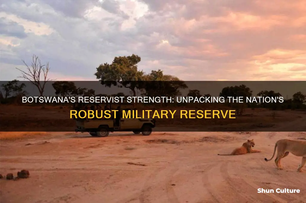 why does botswana have so many reservists