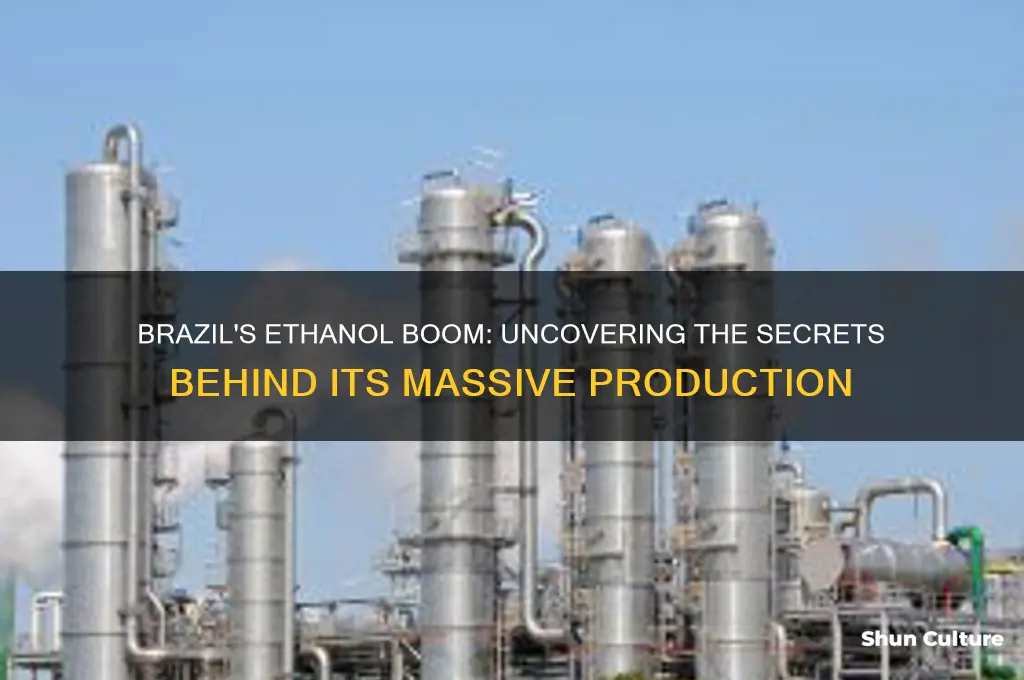 why does brazil produce so much ethanol