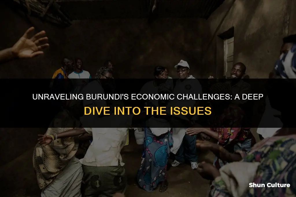 why does burundi have economy problems