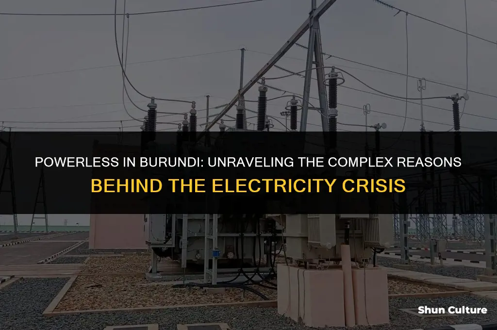 why does burundi have no electricity