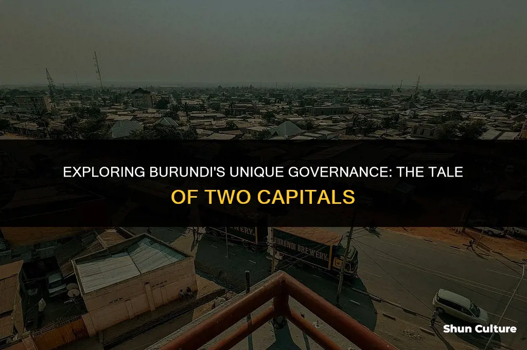 why does burundi have two capitals