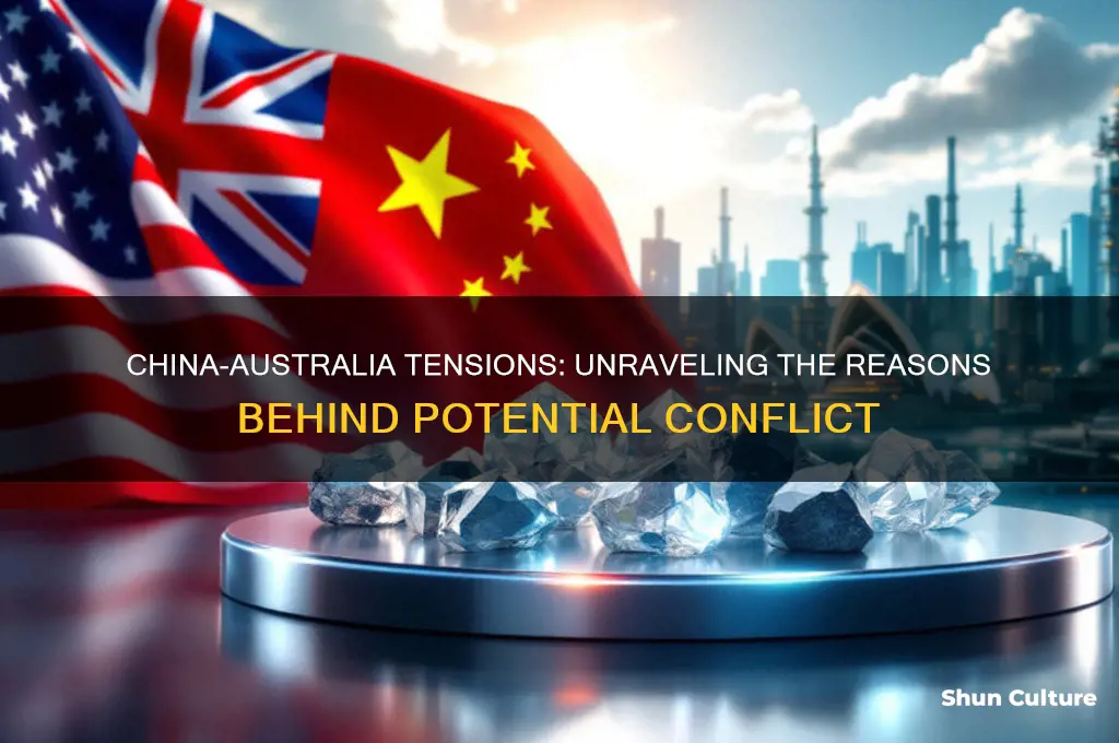 why does china want to go to war with australia