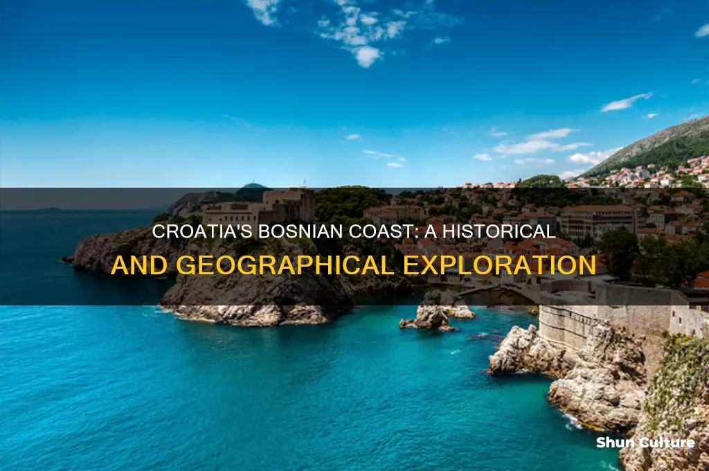 why does croatia have bosnian coast