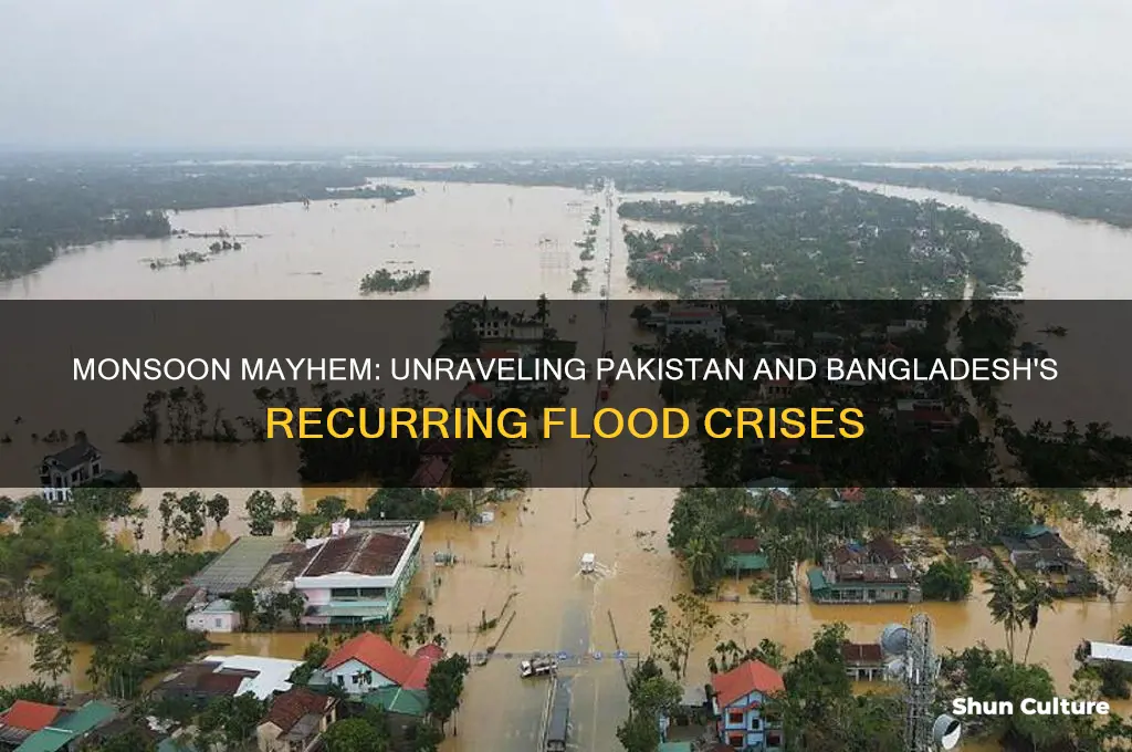 why does it flood so often in pakistan and bangladesh
