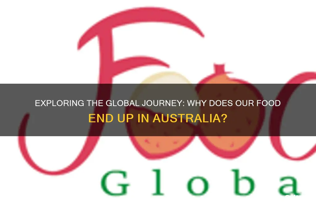 why does our food go to australia
