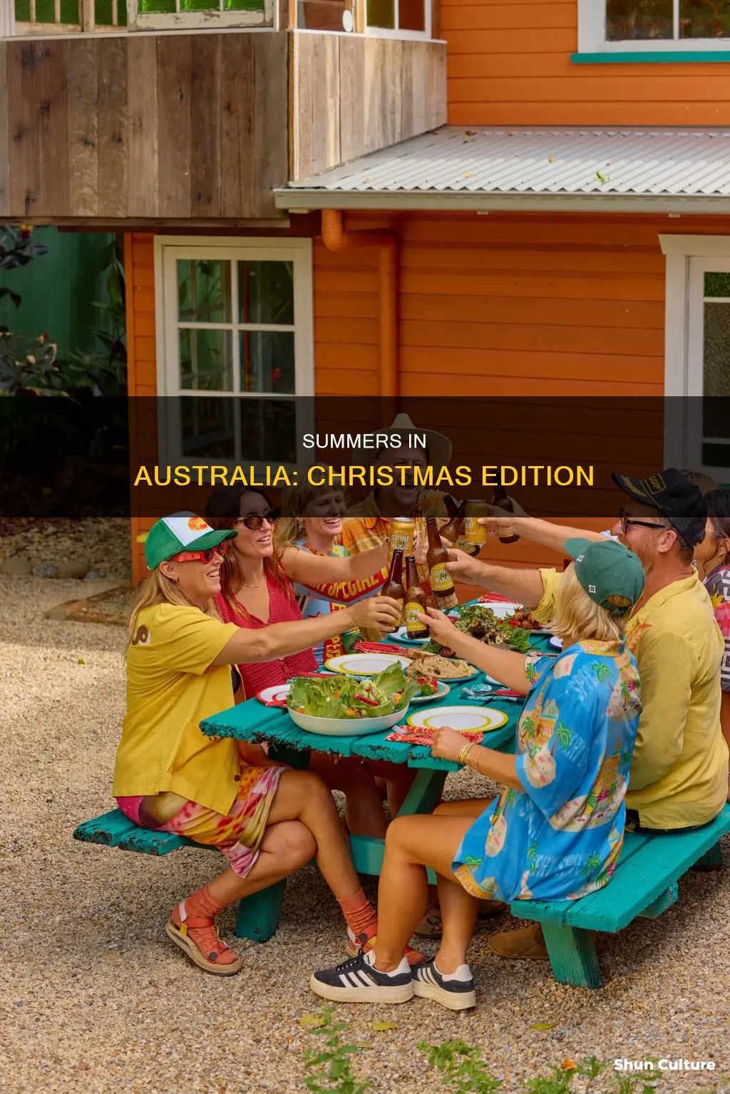 why does people in australia celebrate christmas in summers