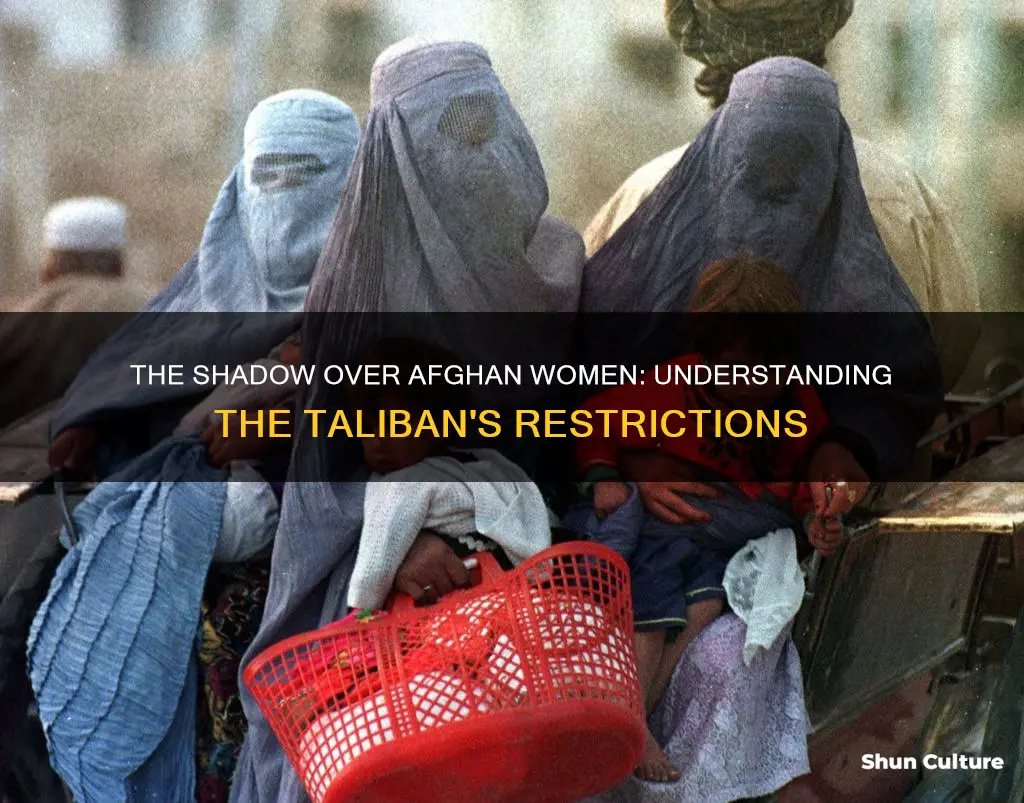 why does the taliban restrict women