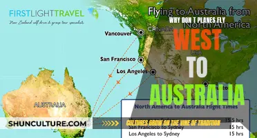 How Planes Avoid Flying West to Australia