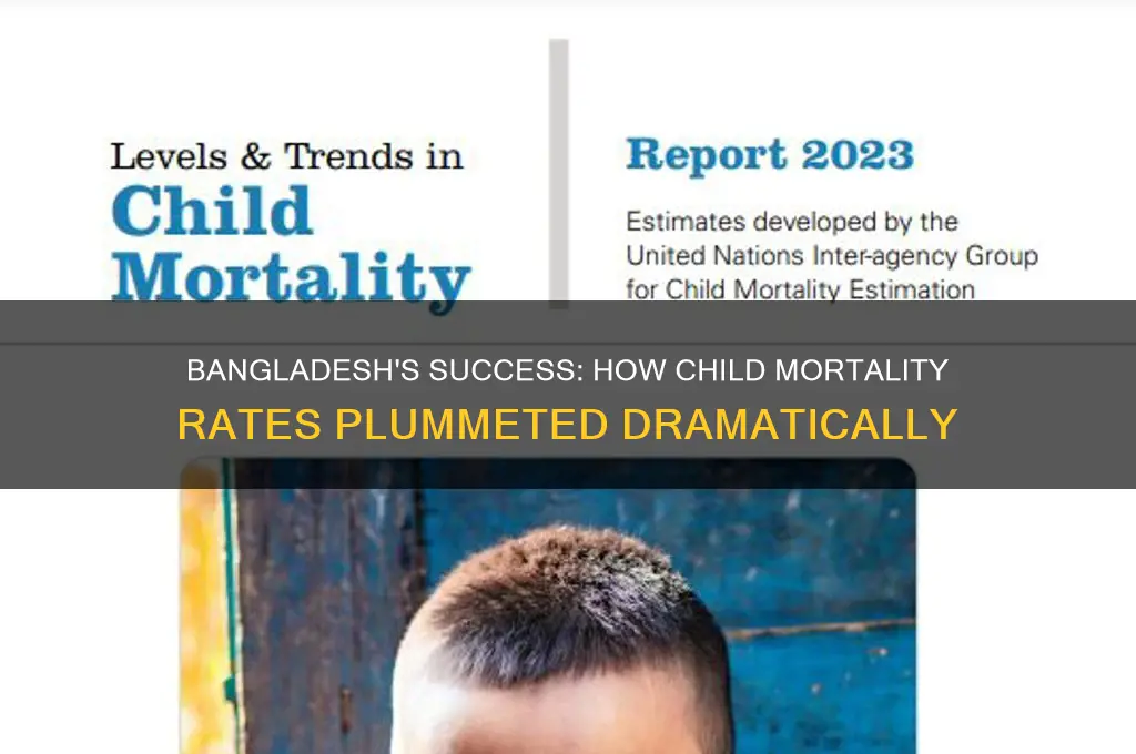 why has bangladesh child mortality decreased