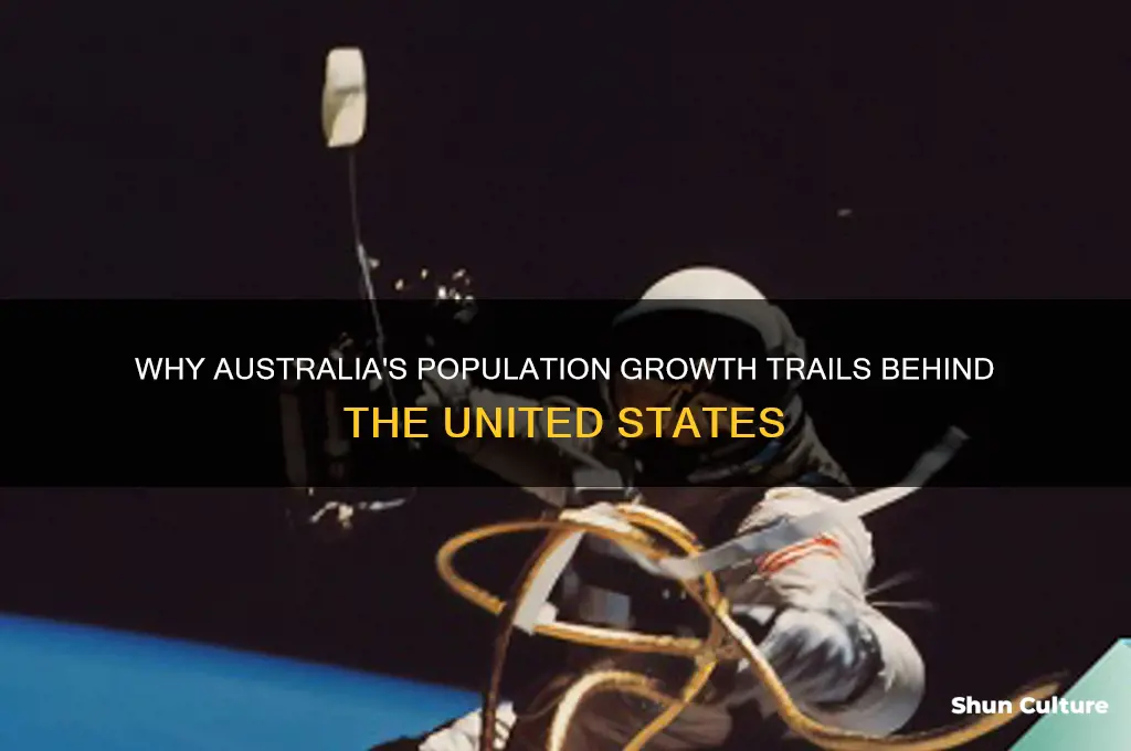why hasnt australia population grown like us