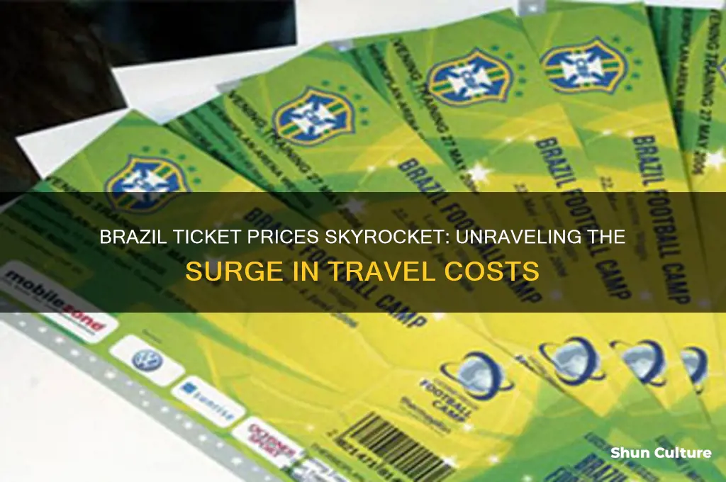 why have tickets to brazil gone up so much