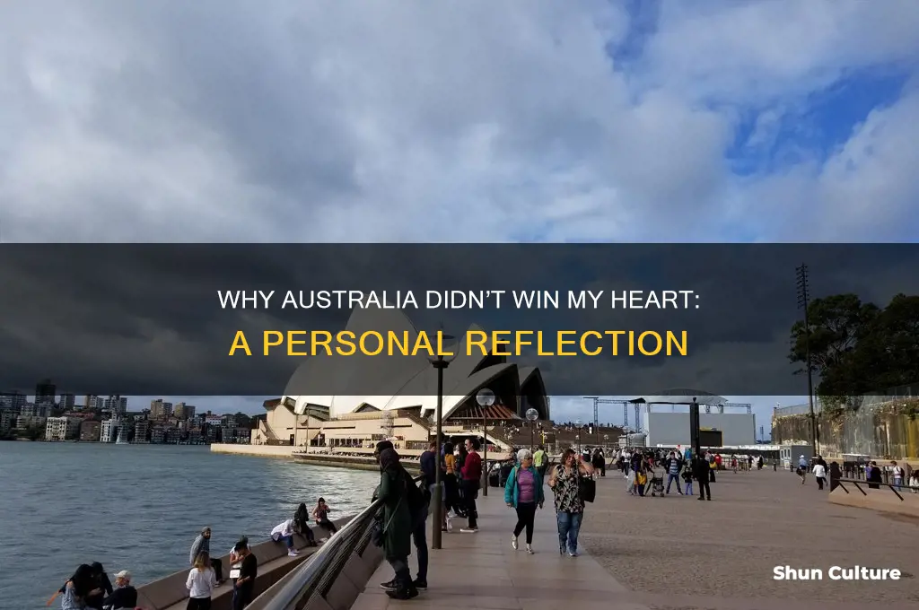 why I didnt like australia