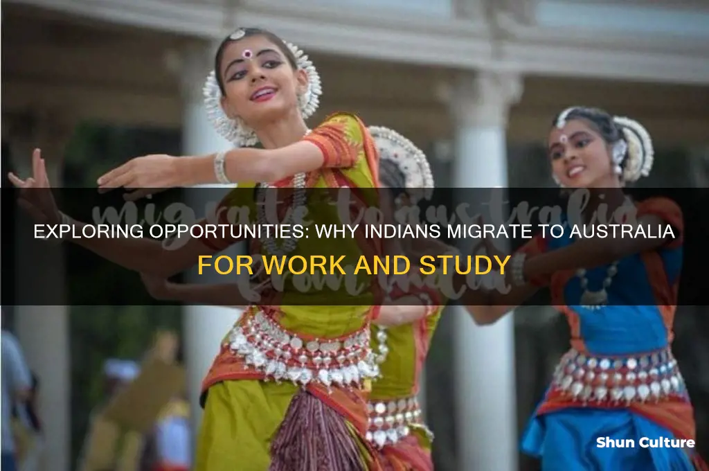 why indians go to australia