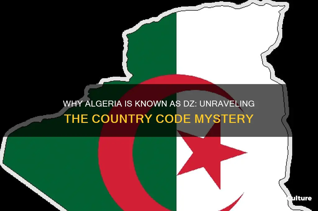 why is algeria dz