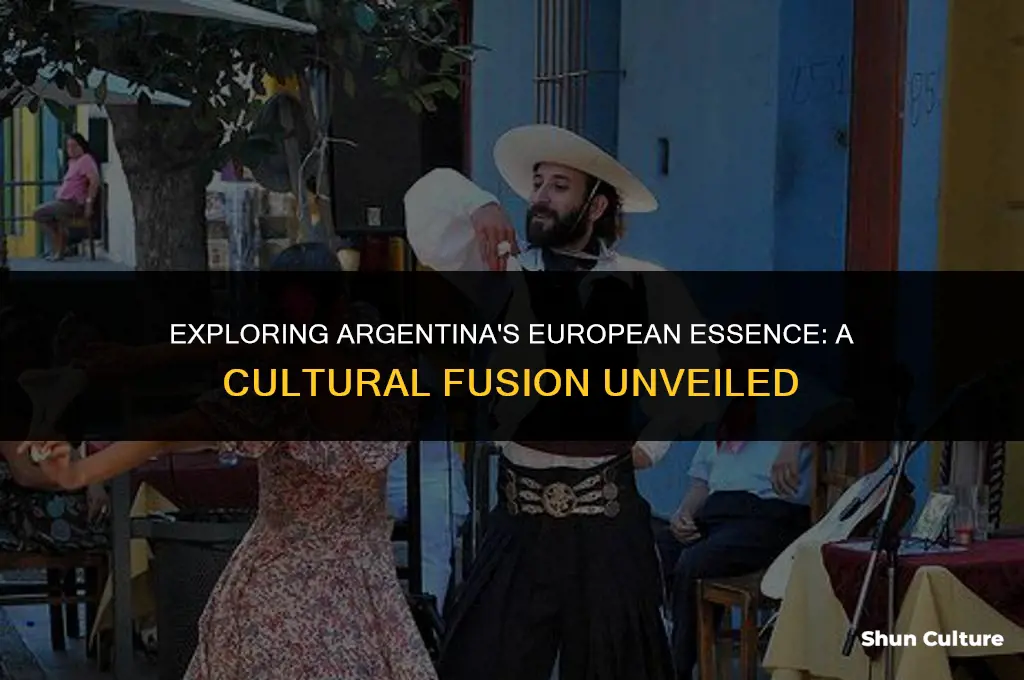 why is argentina so european