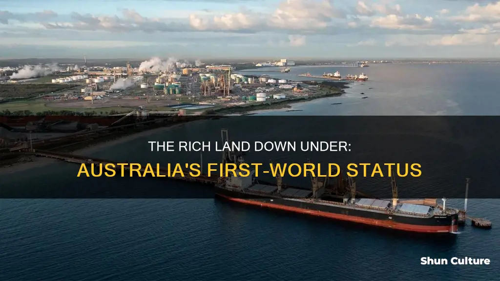 why is australia a first world country