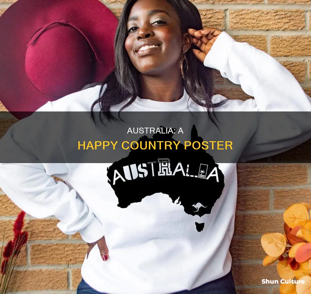why is australia a happy country poster