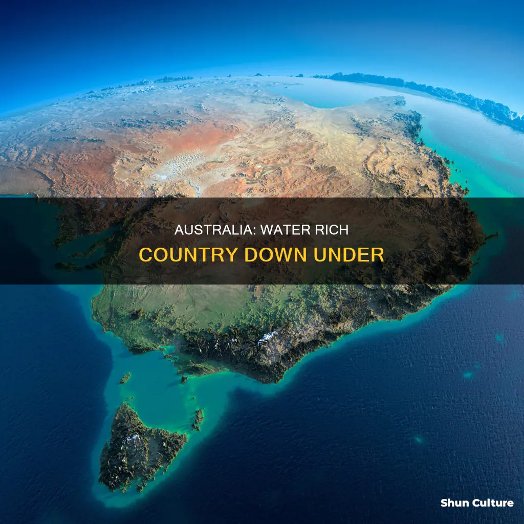 why is australia a water rich country