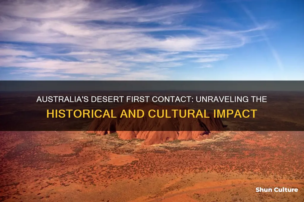 why is australia desert in first contact