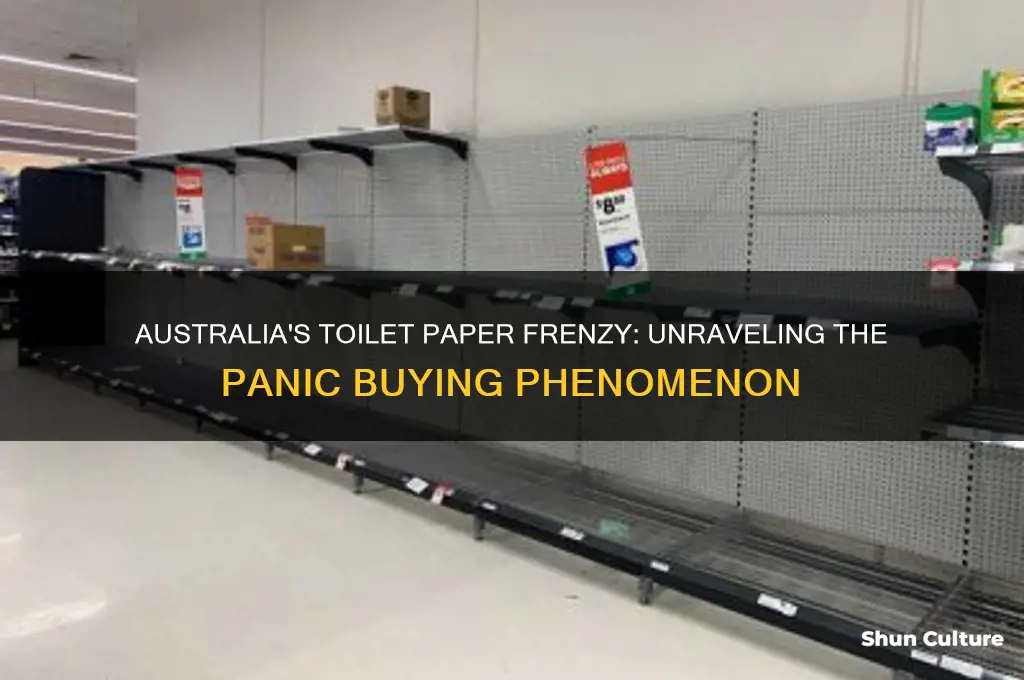 why is australia going crazy over toilet paper