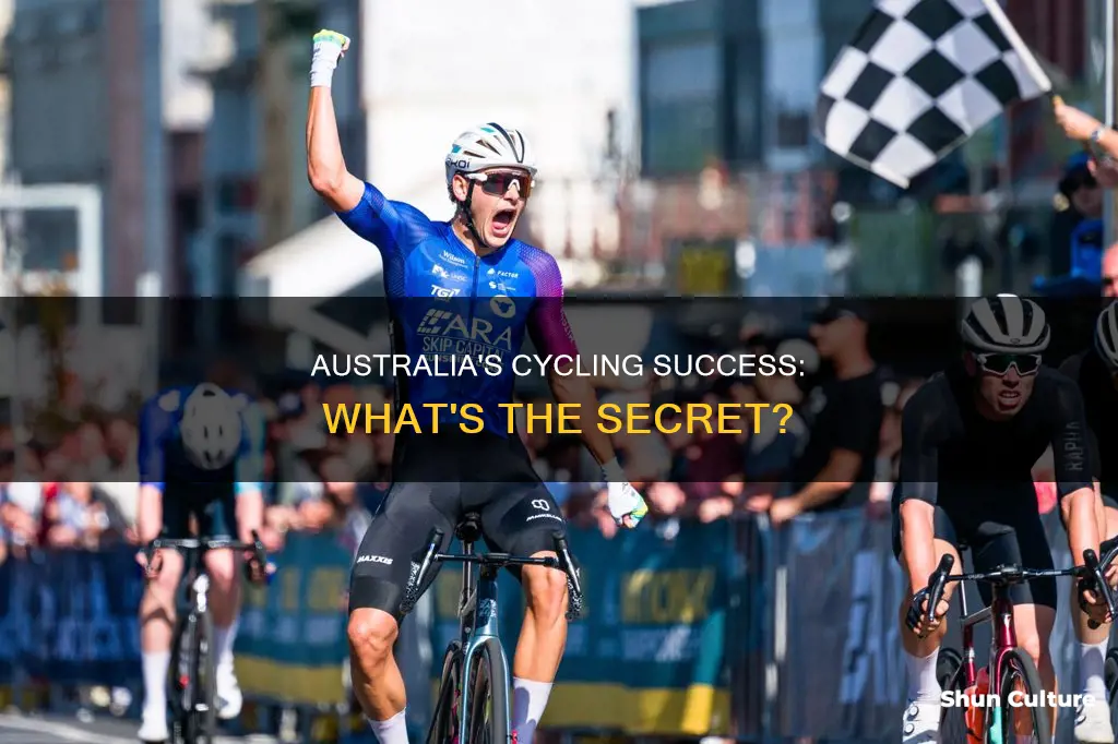 why is australia good at cycling
