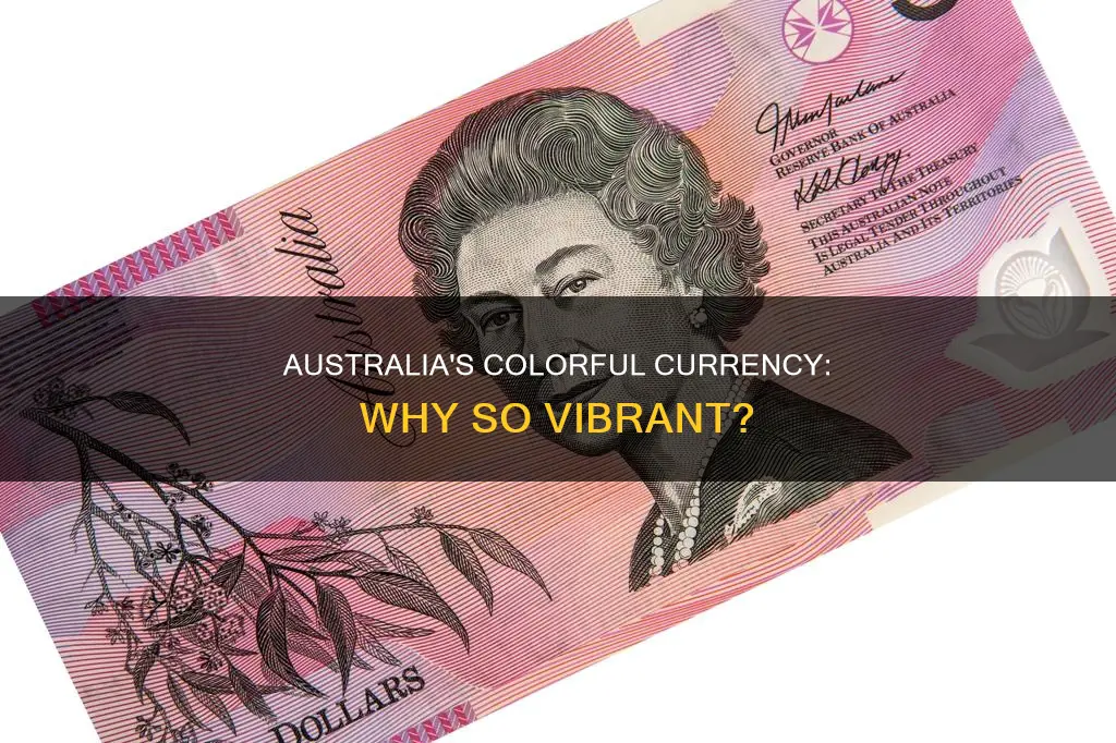 why is australia money so colorful