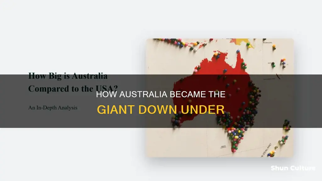 why is australia so big