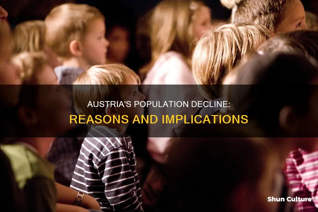 why is austria population decreasing