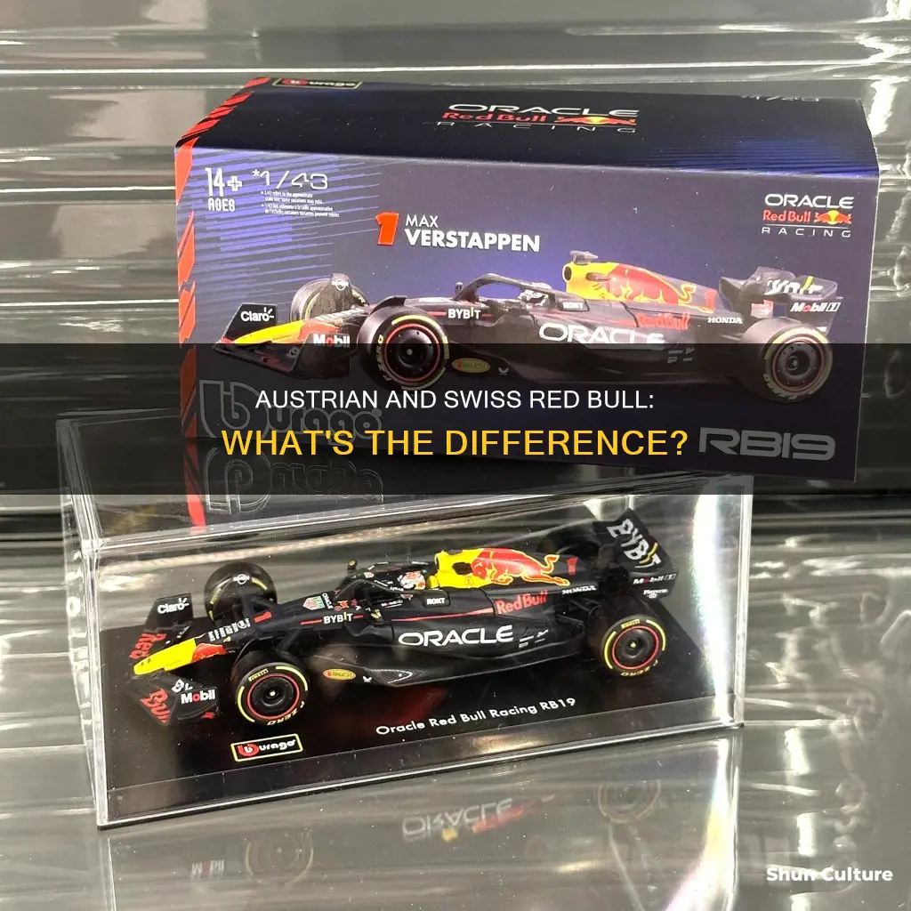 why is austria red bull not the same as switzerland