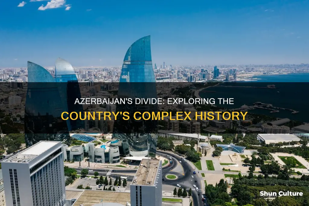 why is azerbaijan divided in two