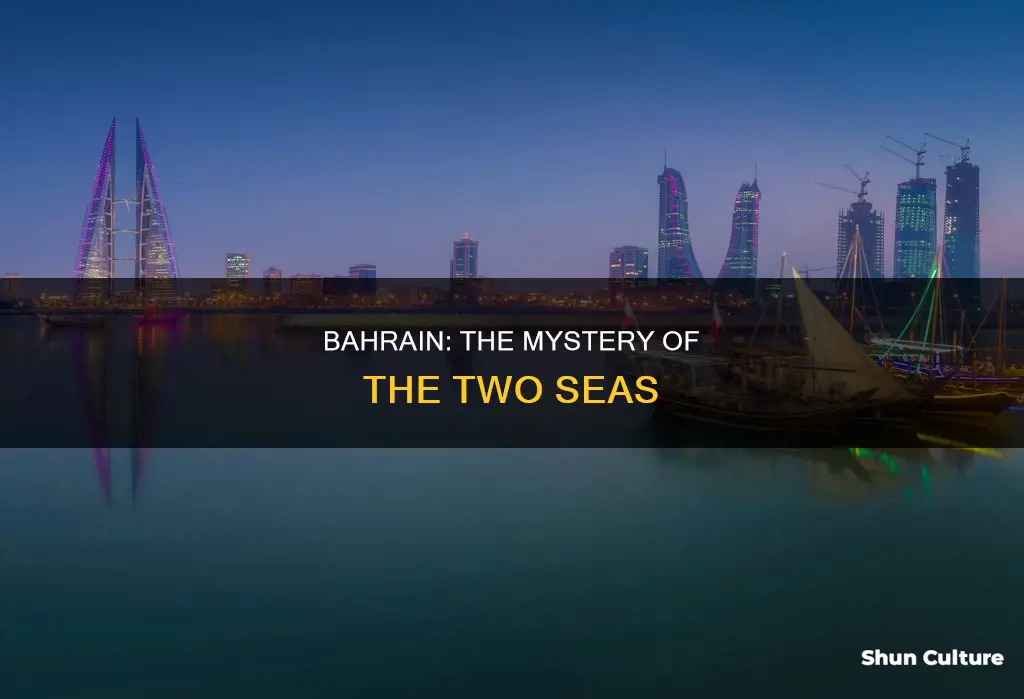 why is bahrain named two seas