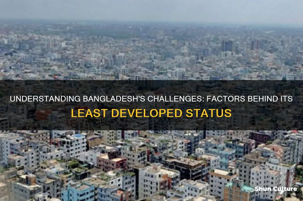 why is bangladesh a least developed country