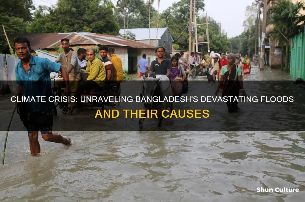 why is bangladesh heavily flooded by climate change factors