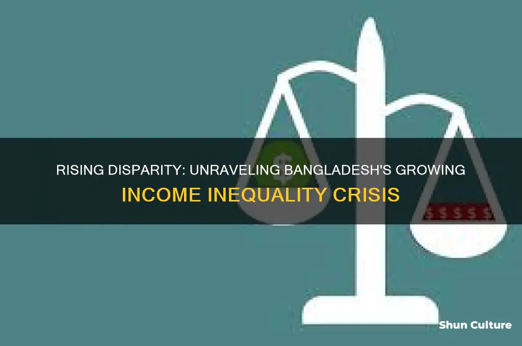 why is bangladesh income inequality increasing