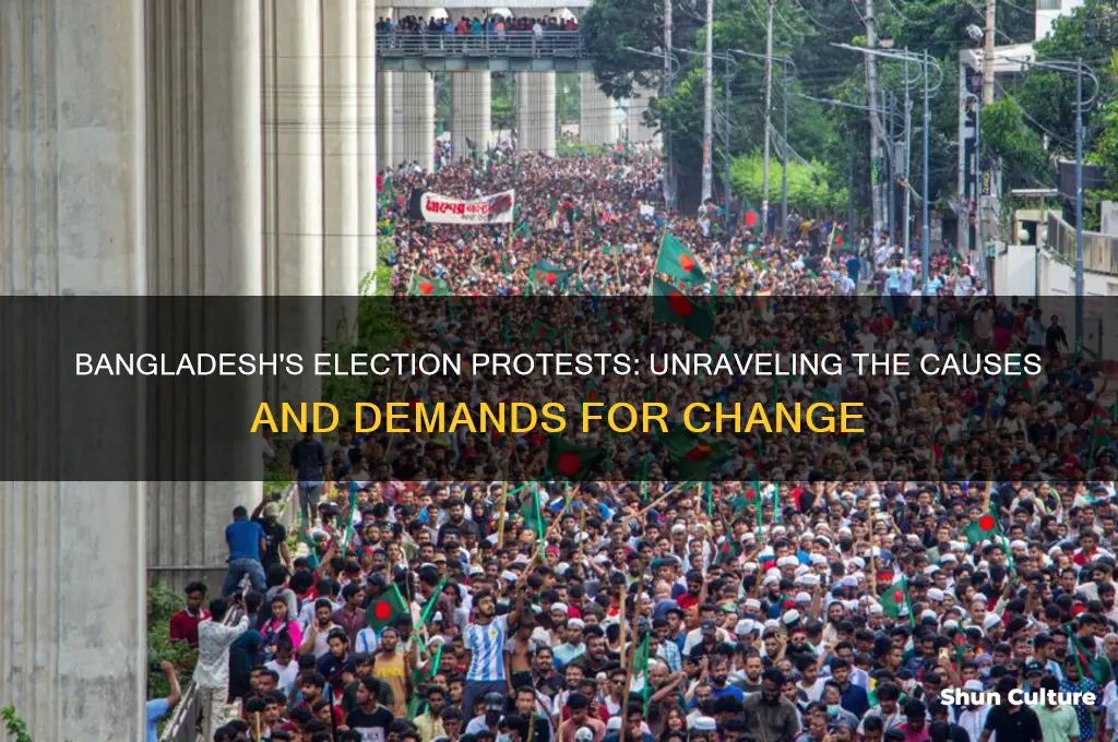 why is bangladesh protesting elections