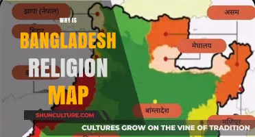 Exploring Bangladesh's Diverse Religious Landscape: A Detailed Map Analysis
